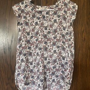 Floral Loft Blouse Size Small